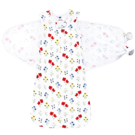Hudson Baby Unisex Baby Convertible Swaddle Sleep Sack, Wildflower, 3-9 Months