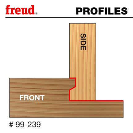 Freud 99-239 1-1/4-Inch x 1/2-Inch Drawer Lock Bit 1/4-Inch Shank