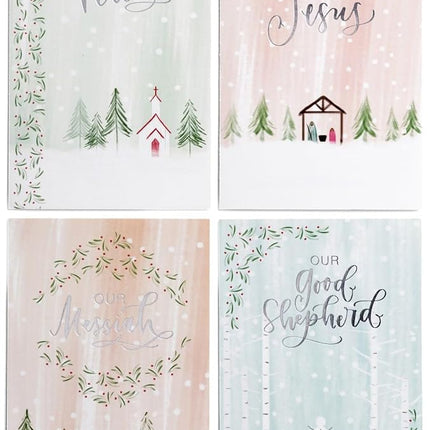 DaySpring - Simply Jesus - 60 Bulk Christmas Boxed Cards (J4794), Multi