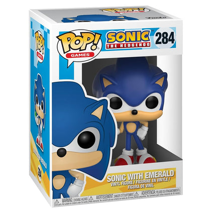 Funko POP! Games: Sonic the Hedgehog - Sonic with 