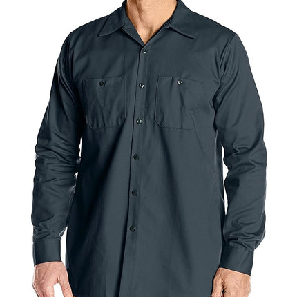 Red Kap Men's Wrinkle Resistant Cotton Work Shirt,