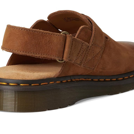 Dr. Martens Men's Jorge II Suede Slingback Mules, Desert Brown, 13 Women/12 Men