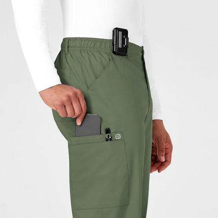 WONDERWINK Men's Petite Plus Cargo Pant, Hunter Green, 3X-Large Short