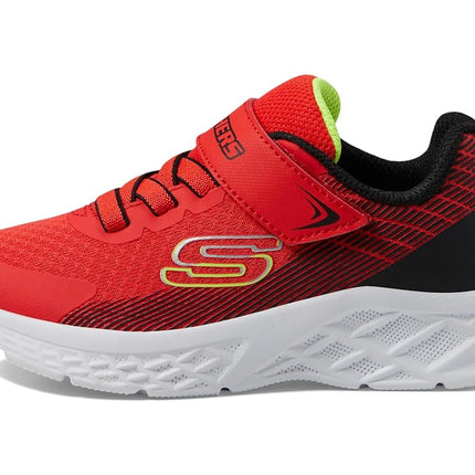 Skechers Boys' Microspec II Zovrix Trainer, Red, 10.5 UK Child