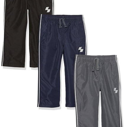 The Children's Place Baby Boys' and Toddler Athletic Track Pant, Water Resistant, 3 Pack, Multi Clr 3-Pack, 18-24 Months