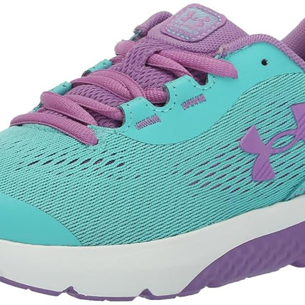 Under Armour Niños Zapatillas de running UA BPS Surge 4 AC, 300 Radial Turquoise Provence Purple Metallic Provence Purple, 6.5 Niño Grande