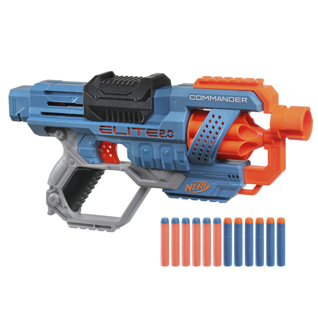 Nerf Elite 2.0 Commander RD-6 Dart Blaster, 12 Eli