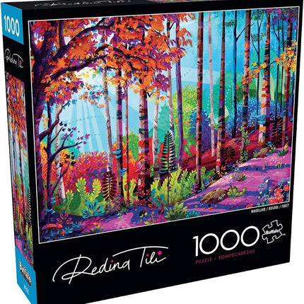 Buffalo Games - Redina Tili - Woodland - 1000 Piece Jigsaw Puzzle for Adults - Challenging Puzzle Perfect for Game Nights - Finished Size is