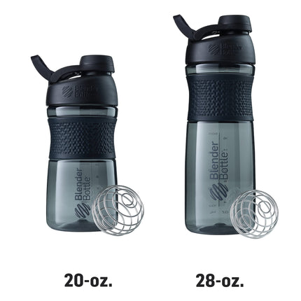 BlenderBottle Sportmixer | Protein Shaker cup | Diet Shaker | Water Bottle | with BlenderBall | 590ml - plum