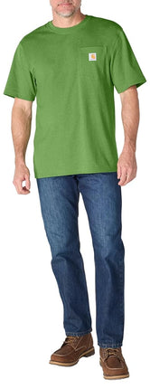 Carhartt Men's Iconic K87 Pocket T-Shirt, Harvest Sage Heather, XXL Tall