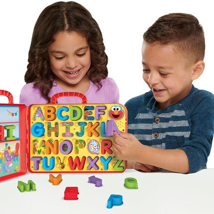 Sesame Street Elmo’s Learning Letters Bus Activity Board, Preschool Learning and Education, Officially Licensed Kids Toys for Ages 2 Up, Gifts and Presents