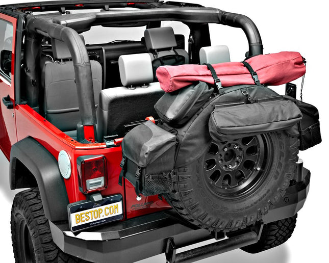 Bestop 5413335 Black Diamond Roughrider Spare Tire Organizer