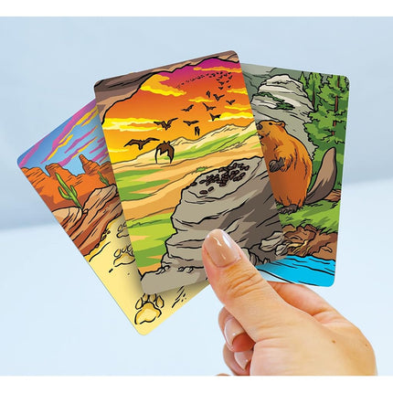 Baby Fanatics 41979: Jr. Guardabosques - Juego de Cartas para Niños "Pistas de Caca"