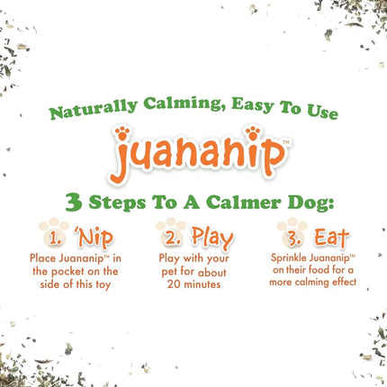 Doggijuana Doggi Duo Refillable Juananip Toy Bundle | Pink Donut & Juananip | Funny Dog Toy Plush with Catnip and Refill | Interactive Chew for Play
