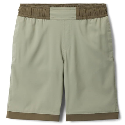 Columbia Boy's Sandy Shores Boardshort Hiking Shorts, Safari/Stone Green, XS