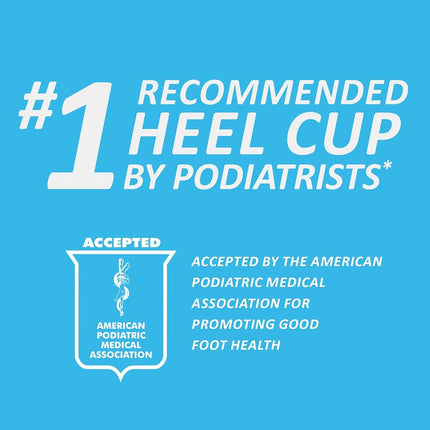 Tuli's Heavy Duty Gel Heel Cup, TuliGEL Shock Absorption Cushion Insert for Plantar Fasciitis, Sever's Disease and Heel Pain Relief, Small