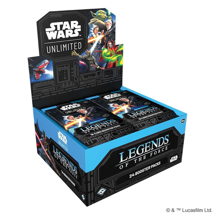 Asmodee | Fantasy Flight Games | Star Wars: Unlimited - Légendes de la Force - Boîte de Boosters (24 Boosters) | Jeu de Cartes à Collectionner | 2+ Joueurs, 12+ Ans