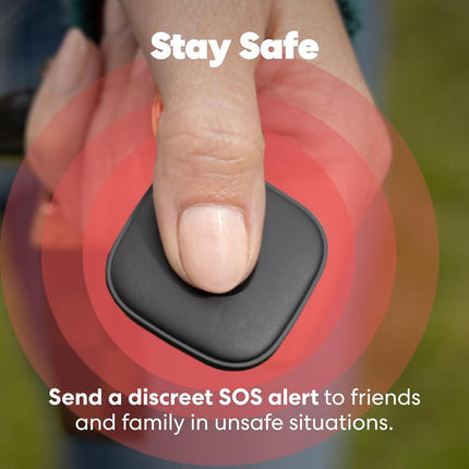 Life360 Tile Starter Pack - Bluetooth Trackers and Item Finders for Keys, Wallets & More. Both iOS and Android Compatible. Phone Finder. 2-Pack (Black Tile/Slim)