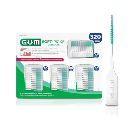 GUM Soft-Picks Original Dental Picks, 320 Count