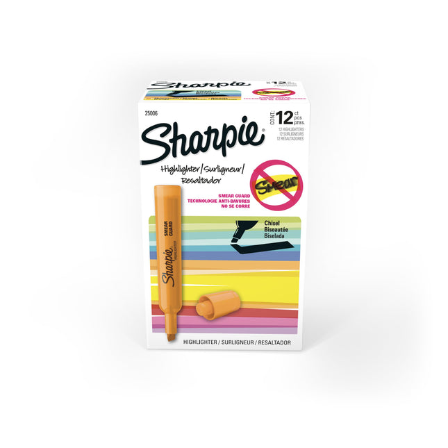 Sharpie 25006 Tank Style Highlighters, Chisel Tip,