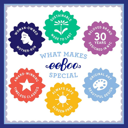 eeBoo 1000 Piece Puzzle -Sweet Shoppe Puzzle for Adults, Square 23" x 23" Made with Recycled Board & Vegetable-Based Ink