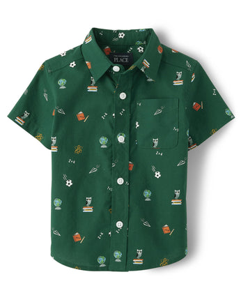 The Children's Place Baby Boy's and Toddler Poplin