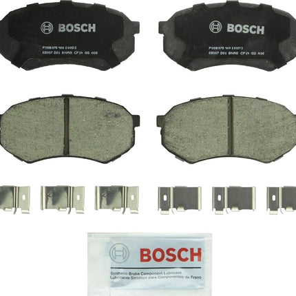 BOSCH BC433 QuietCast Premium Ceramic Disc Brake Pad Set - Compatible with Select Chrysler Conquest; Mitsubishi Starion; Mitsubishi Fuse FE; Plymouth Conquest; Toyota Cressida, Pickup, Tacoma - FRONT