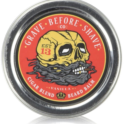 Grave Before Shave Cigar Blend Beard Balm (Cigar/Vanilla Scent) (2 Oz.)