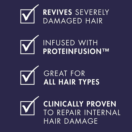 Nexxus Keraphix Shampoo and Conditioner - Damaged Hair Treatment System with Keratin Protein and Black Rice, 2 Count & 3 Repair Masks Treatment, 33.8 oz, 1.5 oz, 3 Count, 5 Count (Pack of 1)