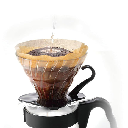 Hario VDG-02B Glass Coffee Dripper, Black
