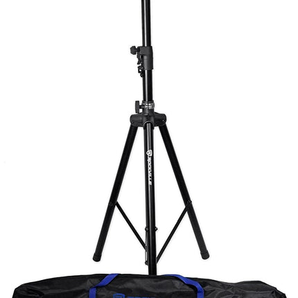 Rockville DJ PA Tripod Speaker Stand+Bag Hydraulic Auto Lift & Lowering RVSS4AB