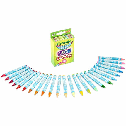 Crayons 24 CT. NEON
