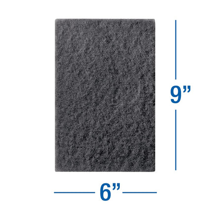 Mercer Industries 285GRY Industrial Strength Hand Pads, 6" x 9", 20 Pack, Grey