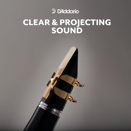 D’Addario Woodwinds - Rico Bb Clarinet Reeds - Reeds for Bb Clarinet - Crafted for Beginners, Students, Educators - Strength 3.5, 25-pack