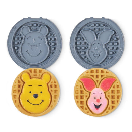 Disney | DASH Removable Ceramic Waffle Plates 2-Pack for the MultiMaker® Mini Maker System (Winnie & Piglet)