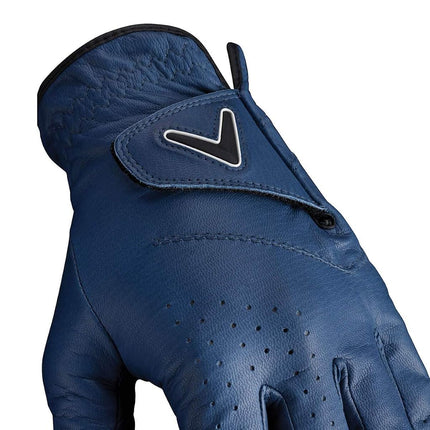 Callaway Golf Opti Color Glove (Worn on Left Hand, Standard, Medium/Large, Navy)
