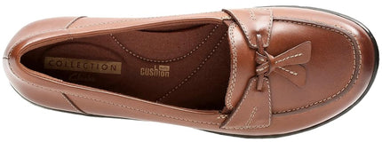 Clarks Women's Ashland Bubble Slip-On Loafer, Brown Multi, 4 UK