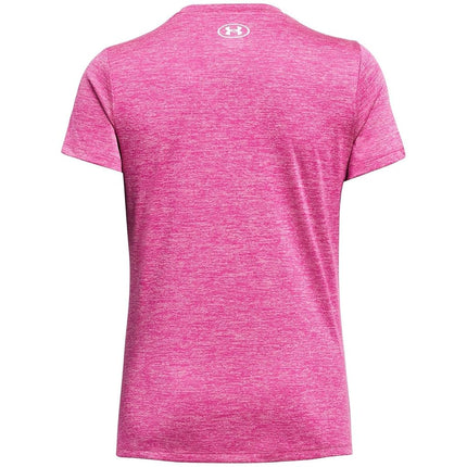Under Armour Womens Tech Twist V-Neck T-Shirt Pink XS
