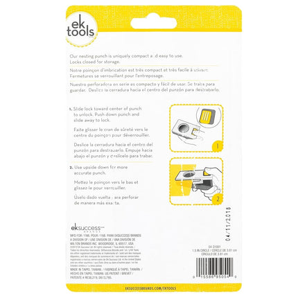 EK Success 1.5 Inch Circle Punch, Light Grey, 1.5-Inch
