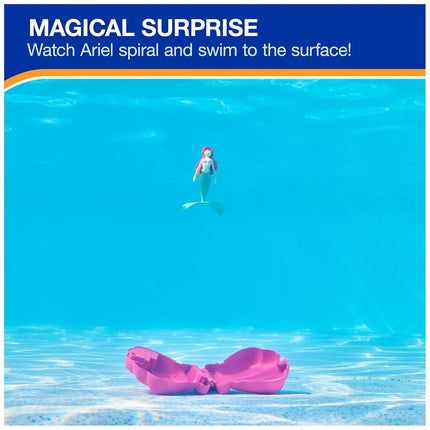 Swimways Disney Princess Ariel Dive N Surprise, Pool Accessories & Pool Toys for Kids, Little Mermaid Party Supplies and Water Toys for Ages 5+