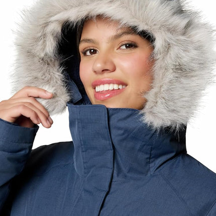 Columbia Women's Suttle Mountain Long Insulated Jacket, Collegiate Navy, XX-Large