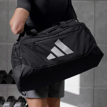 adidas Defender 5.0 Durable Duffle Bag for Sports, Gym and Travel, Small (42L)