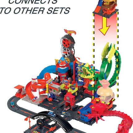 Mattel - Hot Wheels City Burger Blitz Playset
