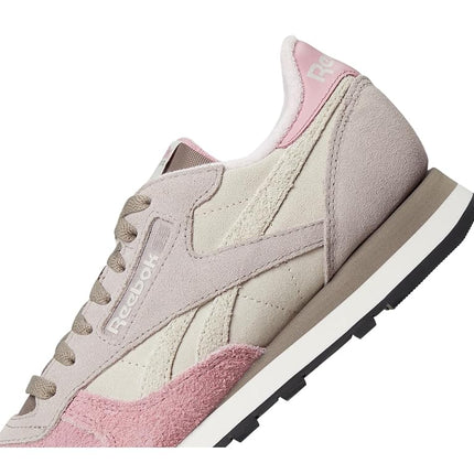 Reebok Unisex-Adult Classic Leather V1 Sneaker, Sand/Hazy Grey/Dusty Rose, 10 Women/8.5 Men