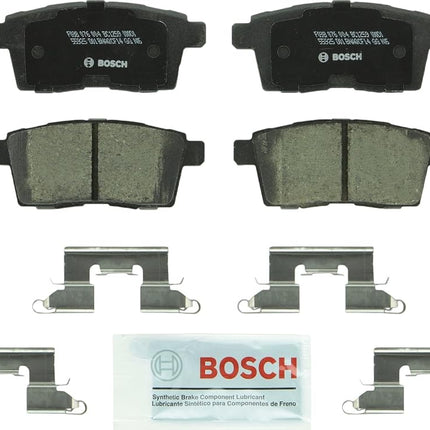 BOSCH BC1259 QuietCast Premium Ceramic Disc Brake Pad Set - Compatible with Select Ford Edge; Lincoln MKX; Mazda CX-7, CX-9; REAR