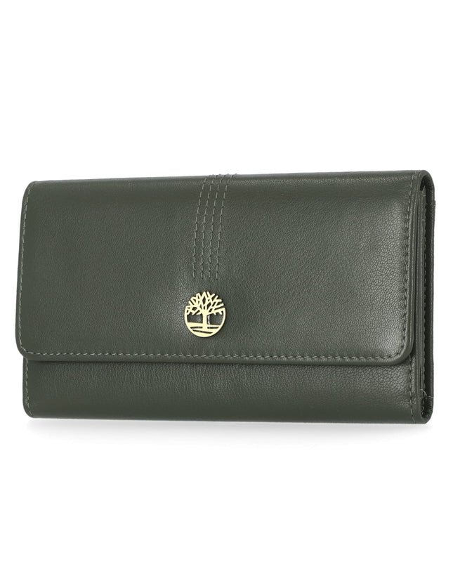Timberland Women's Leather RFID Flap Wallet Clutch