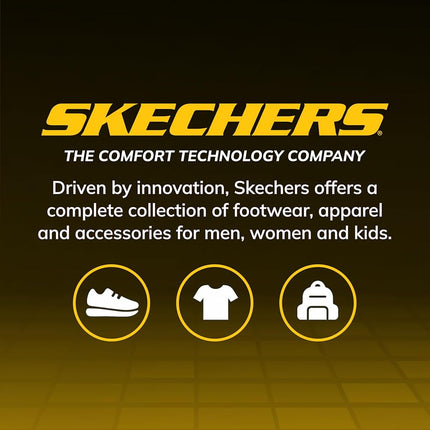 Skechers Men's 8-Pack Work Collection Quarter Crew Socks, Extended Cushion & Mesh Ventilation, Black, 10-13