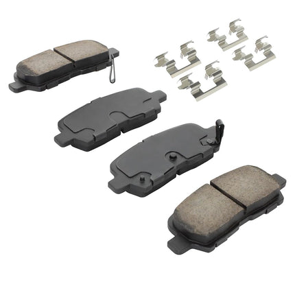 QUALITY-BUILT Premium Semi-Metallic Rear Brake Pads (1001-0999M) Compatible with Buick Allure 2009-2005, LaCrosse 2009-2005, Chevrolet Impala 2013-2011, Impala Limited 2016-2014 & More