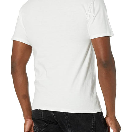Hanes Mens Short Sleeve Beefy-t with Pocket Short Sleeve T-Shirt - White -