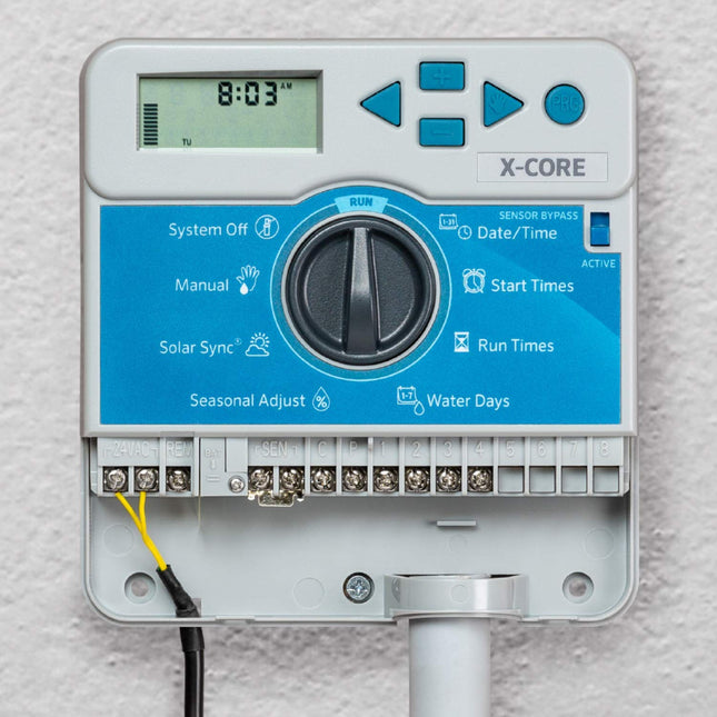 Arroseurs Hunter Hunter Sprinkler XC400I X-Core Minuteur d'Arrosage Intérieur 4 Stations XC-400i